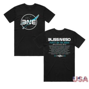 kenny Bliss N Eso Merch Store Nasa Party On The Moon Black Shirtss