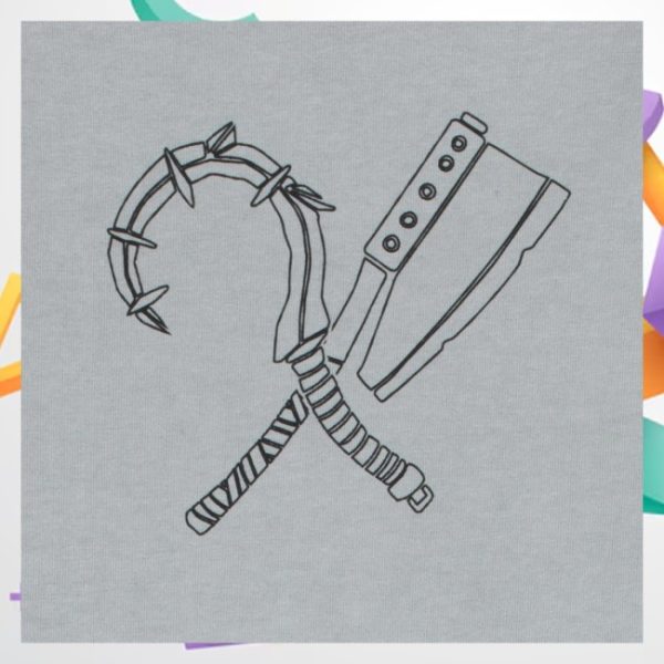 kenny Blizzard Gear Merch Diablo Butcher Sketch Grey Shirt