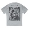 kenny Blizzard Gear Merch Diablo Butcher Sketch Grey Shirt1