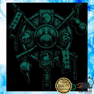 kenny Blizzard Gear Merch World Of Warcraft Mists Of Pandaria Pandaren Crest Black Pullover Hoodie