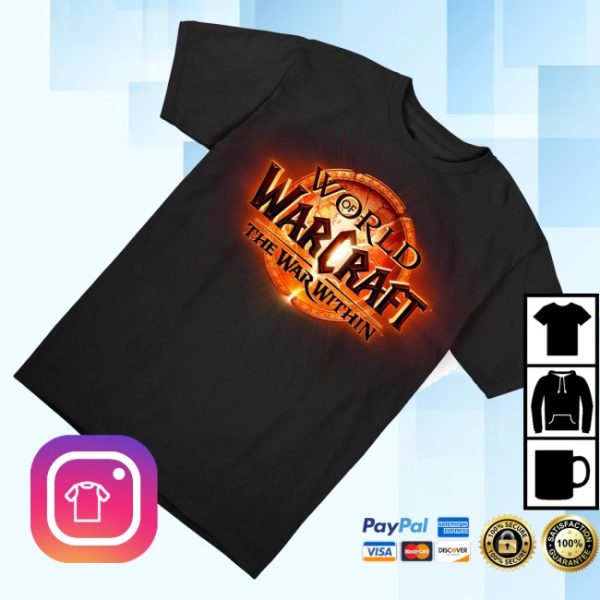kenny Blizzard Gear Merch World Of Warcraft The War Within Logo Black Shirt1