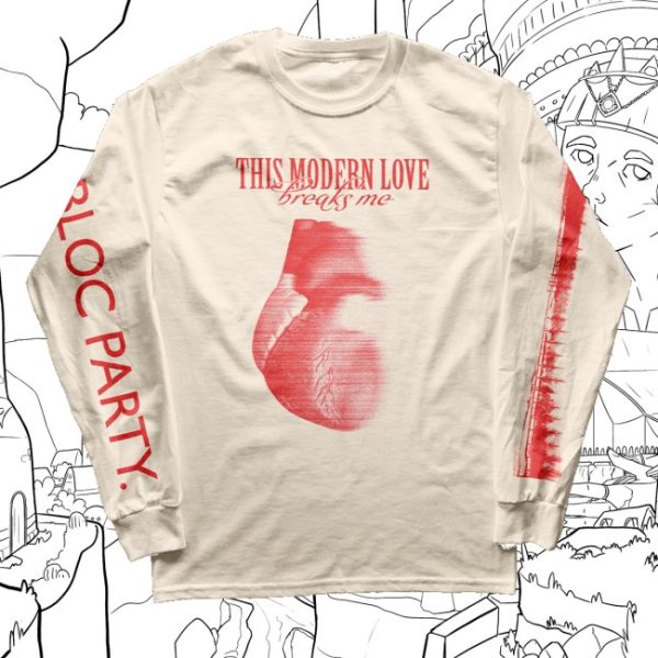 kenny Bloc Party Store Merch Modern Love Sand Longsleeve Shirt