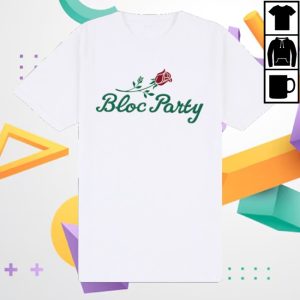 kenny Bloc Party Store Merch Rose Tee White Shirt