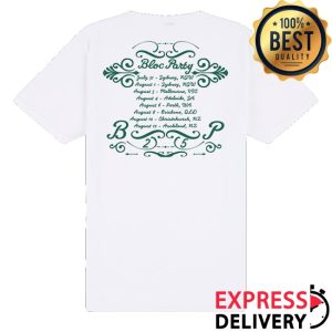 kenny Bloc Party Store Merch Rose Tee White Shirts kenny Bloc Party Store Merch Rose Tee White Shirts