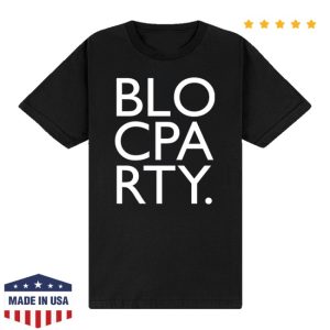 kenny Bloc Party Store Merch Stacked Black Shirt
