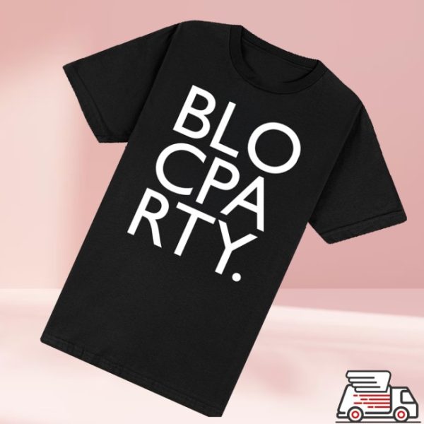 kenny Bloc Party Store Merch Stacked Black Shirts