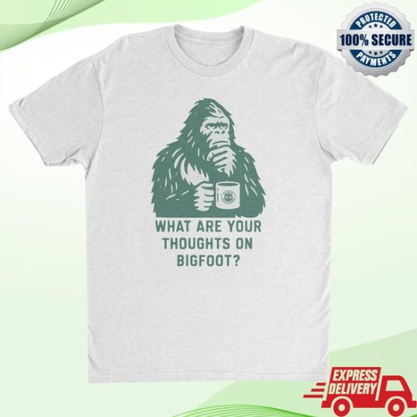 kenny Blurry Creatures Merch Bigfoot Thoughts Shirt