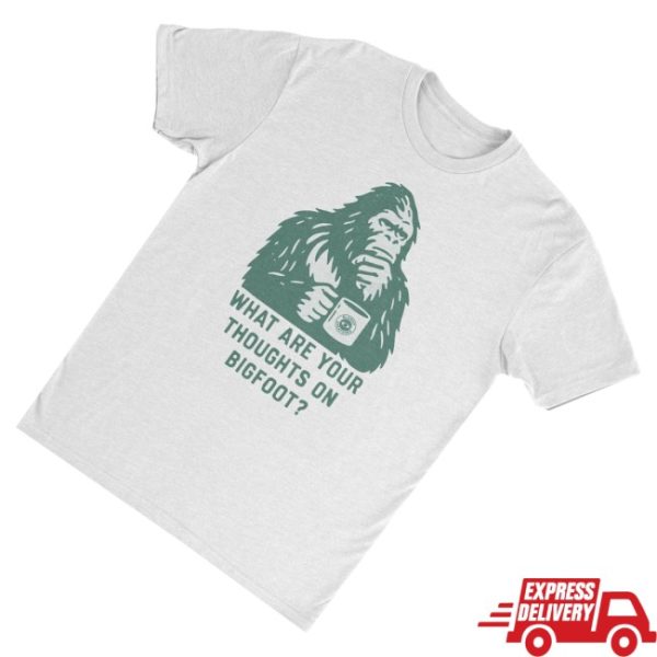 kenny Blurry Creatures Merch Bigfoot Thoughts Shirt1