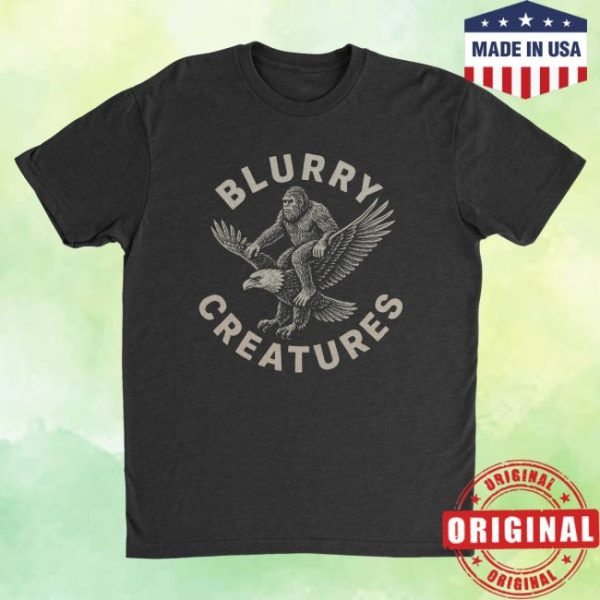 kenny Blurry Creatures Merch Soaring Sasquatch Shirt
