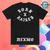 kenny Born X Raised Merch Store Mexico Rocker Black Tees