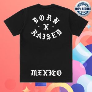 kenny Born X Raised Merch Store Mexico Rocker Black Tees kenny Born X Raised Merch Store Mexico Rocker Black Tees