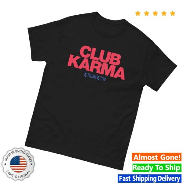 kenny Boy George And Culture Club Merch Store Shop Culture Club Karma Black Teev