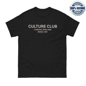 kenny Boy George And Culture Club Merch Store Shop Culture Club Since 1981 Black Tee