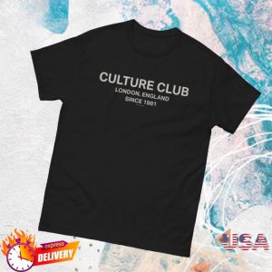 kenny Boy George And Culture Club Merch Store Shop Culture Club Since 1981 Black Teev kenny Boy George And Culture Club Merch Store Shop Culture Club Since 1981 Black Teev