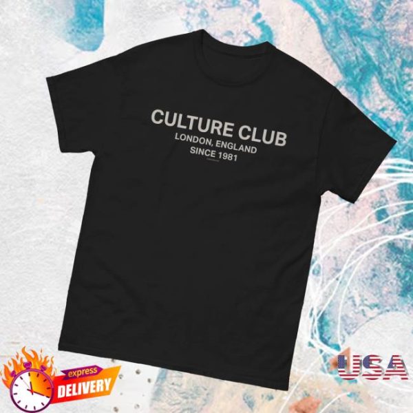 kenny Boy George And Culture Club Merch Store Shop Culture Club Since 1981 Black Teev