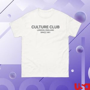 kenny Boy George And Culture Club Merch Store Shop Culture Club Since 1981 White Tee