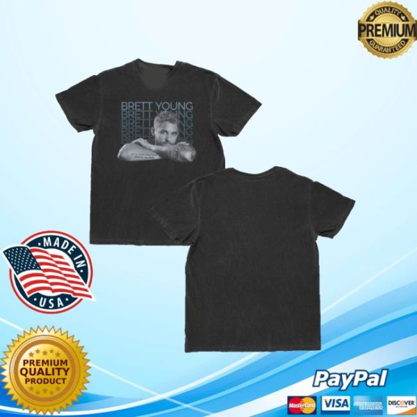 kenny Brett Young Music Merch Store Shop 2025 Face Tee