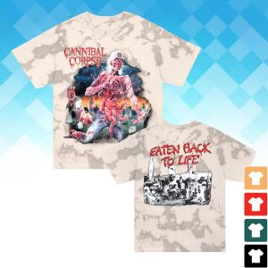 kenny Cannibal Corpse Merch Store Eaten Back To Life Vintage Tie Dye Shirt