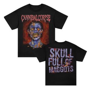 kenny Cannibal Corpse Merch Store Skull Full Of Maggots Shirt