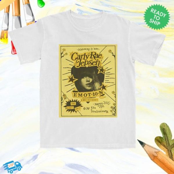 kenny Carly Rae Jepsen Merch Shop Store Emotion One Night Only Shirt
