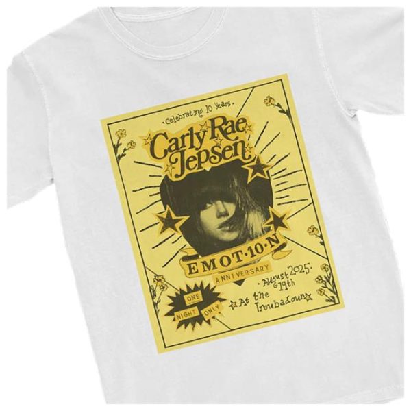 kenny Carly Rae Jepsen Merch Shop Store Emotion One Night Only Shirtsb