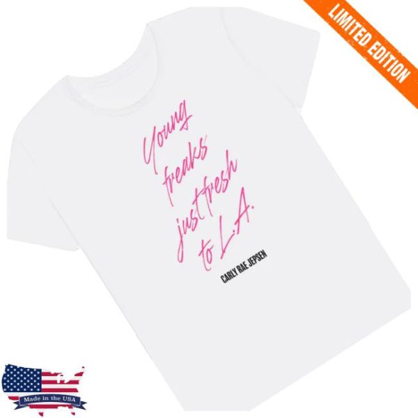 kenny Carly Rae Jepsen Merch Shop Store Young Freaks Just Fresh To LA Shirtd