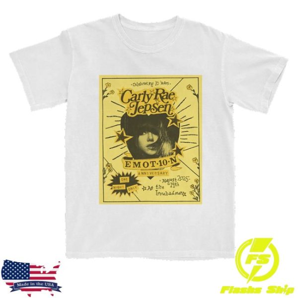 kenny Carly Rae Jepsen Merch Store Emotion One Night Only Shirt