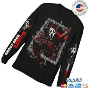 kenny Cavity Colors Merch Store Ghost Face Party Crasher Long Sleeve Shirts kenny Cavity Colors Merch Store Ghost Face Party Crasher Long Sleeve Shirts