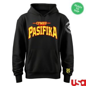 kenny Cfmeu Merch Store Pasifika Union Raised Yellow Red Hoodie