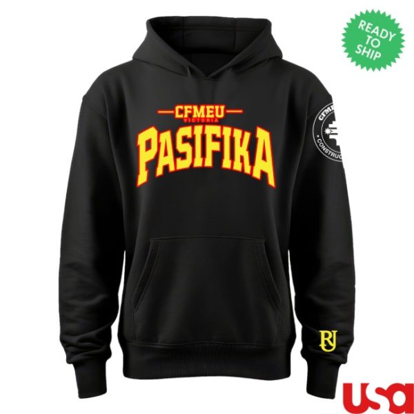 kenny Cfmeu Merch Store Pasifika Union Raised Yellow Red Hoodie
