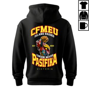 kenny Cfmeu Merch Store Pasifika Union Raised Yellow Red Hoodies