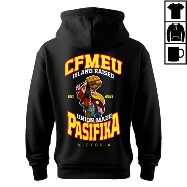 kenny Cfmeu Merch Store Pasifika Union Raised Yellow Red Hoodies