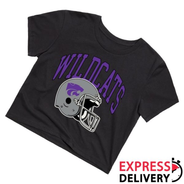 kenny Charlie Hustle Merch Kansas State Wildcats Womens K State Black Crop Top1
