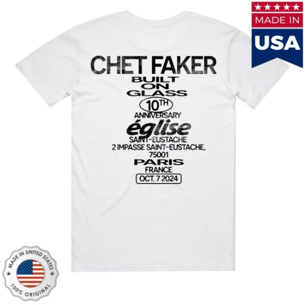 kenny Chet Faker Merch Store Built On Glass Live In Paris Limited Edition Shirts