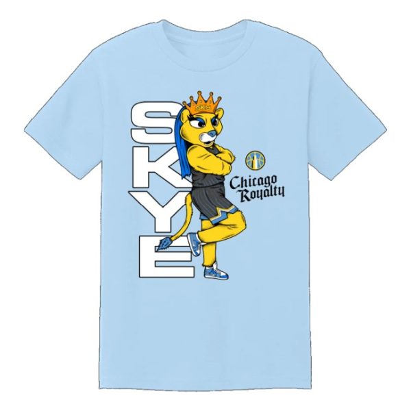 kenny Chicago Sky Merch Store Skye Royalty Shirt Light Blue