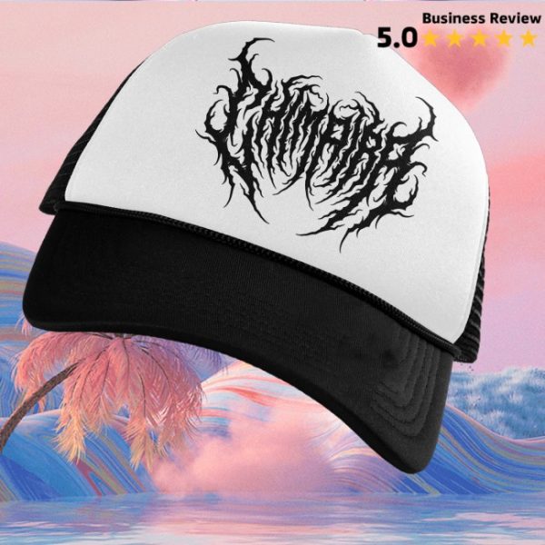 kenny Chimaira Merch Store Death Metal Black White Trucker Hats