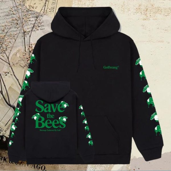 kenny Chromakopia Merch Shop Store Save The Bees Black Green Hoodie