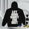 kenny Clipse Store Merch Kaws X Clipse Let God Sort Em Out Shield Hoodies