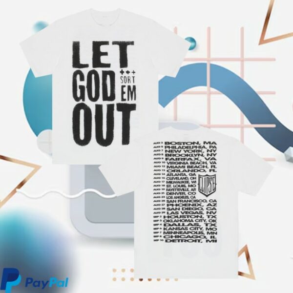 kenny Clipse Store Merch Let God Sort Em Out Tour Shirtss