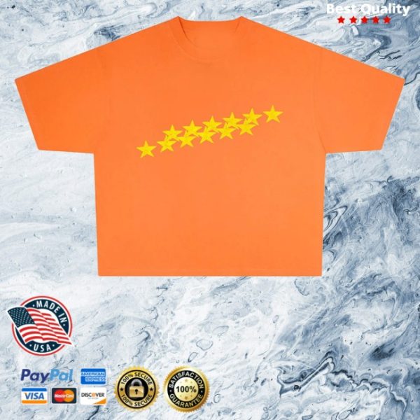 kenny Cold Culture Merch Store Stars Tee Orange