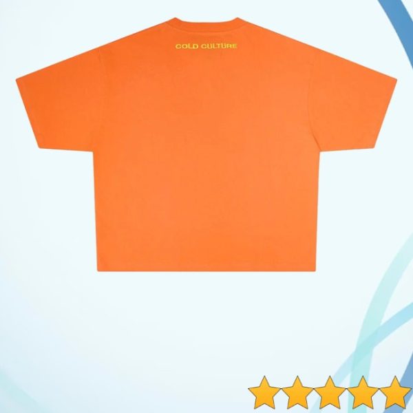kenny Cold Culture Merch Store Stars Tee Oranges