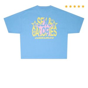 kenny Cold Culture Merch Store Sweet Calories Tee Light Blue kenny Cold Culture Merch Store Sweet Calories Tee Light Blue