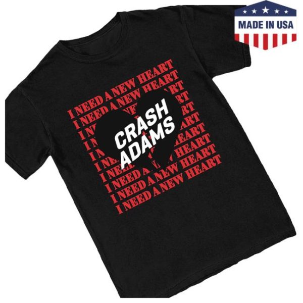 kenny Crash Adams Merch Shop Store I Need A New Heart New Heart Shirts
