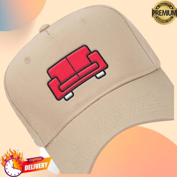 kenny Crash Adams Red Couch Trucker Hatw