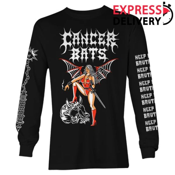 kenny Cut Loose Merch Cancer Bats Keep It Brutal Longsleeve