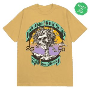 kenny Dead And Company Merch Dead Company Bertha Mustard Tee0