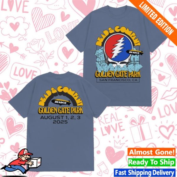 kenny Dead And Company Merch Dead Company Blue Jean Clouds Tee1