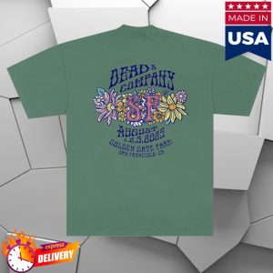 kenny Dead And Company Merch Dead Company Golden Gate Park Flowers Tee kenny Dead And Company Merch Dead Company Golden Gate Park Flowers Tee