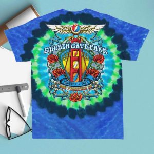 kenny Dead And Company Merch Golden Gate Park Tie Dye Tee