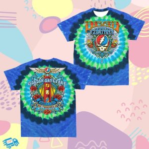 kenny Dead And Company Merch Golden Gate Park Tie Dye Tee1